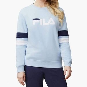Fila powder blue crewneck sweatshirt, size medium.